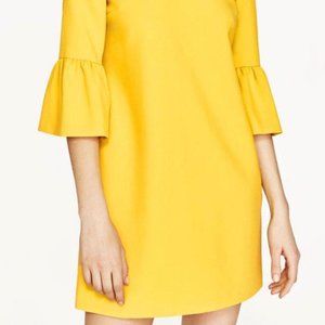 Zara yellow dress